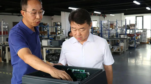 热烈欢迎市委书记赵敏涛莅临爱普特环保科技涿州有限公司调研指导